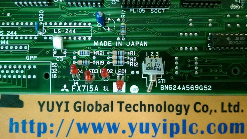 マザーボード Mitsubishi FX715A BN624A569G52 board Mitsubishi BN624A569G52 FX715 Circuit Board FX715A See Pics